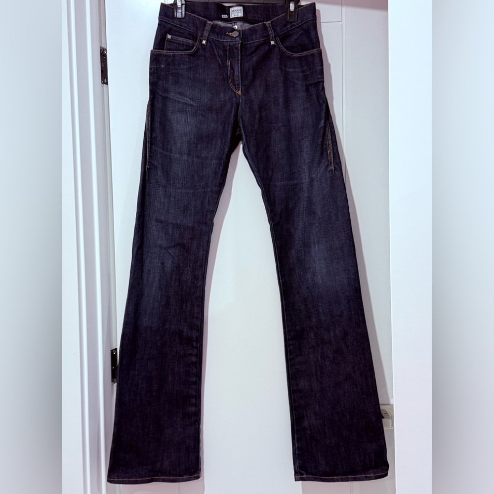 Armani Collezioni Midnight Blue Wide Leg Jeans